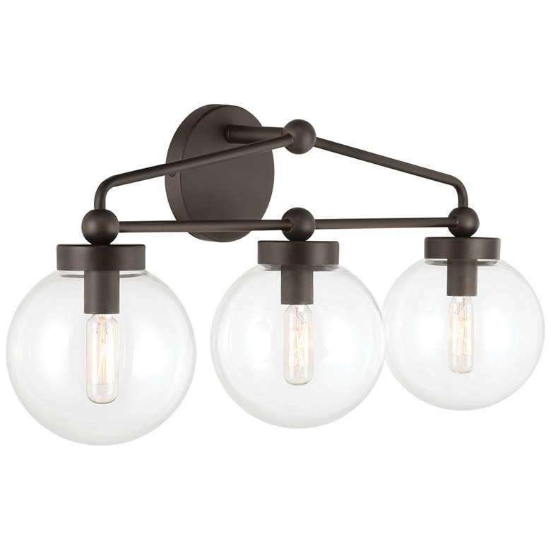 Image 3 Minka-Lavery Stella 3-Light 24-in Dark Bronze Indoor Vanity Light more views