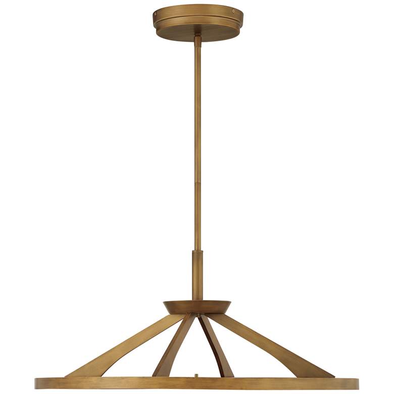 Image 2 Minka-Lavery Stiles LED 28-in Ashen Gold Indoor Pendant more views