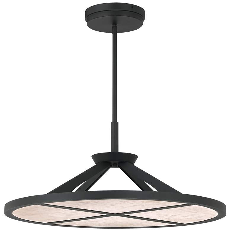 Image 1 Minka-Lavery Stiles LED 28-in Sand Coal Black Indoor Pendant