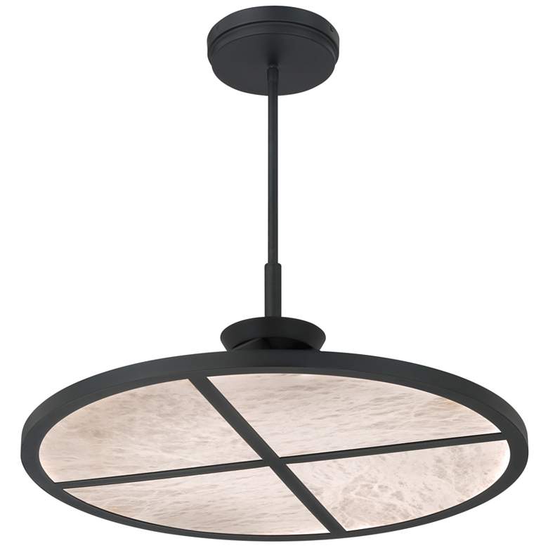 Image 4 Minka-Lavery Stiles LED 28-in Sand Coal Black Indoor Pendant more views