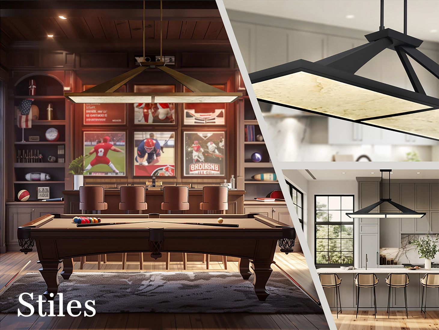 Image 7 Minka-Lavery Stiles LED 28-in Sand Coal Black Pendant with Alabaster Shade more views