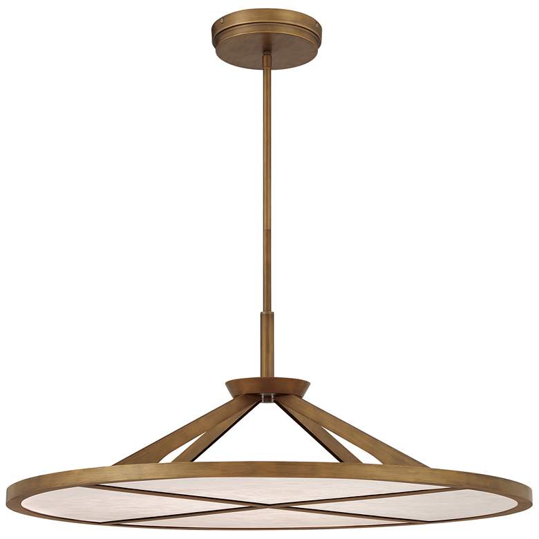 Image 1 Minka-Lavery Stiles LED 36-in Ashen Gold Indoor Pendant