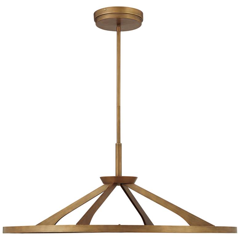 Image 2 Minka-Lavery Stiles LED 36-in Ashen Gold Indoor Pendant more views