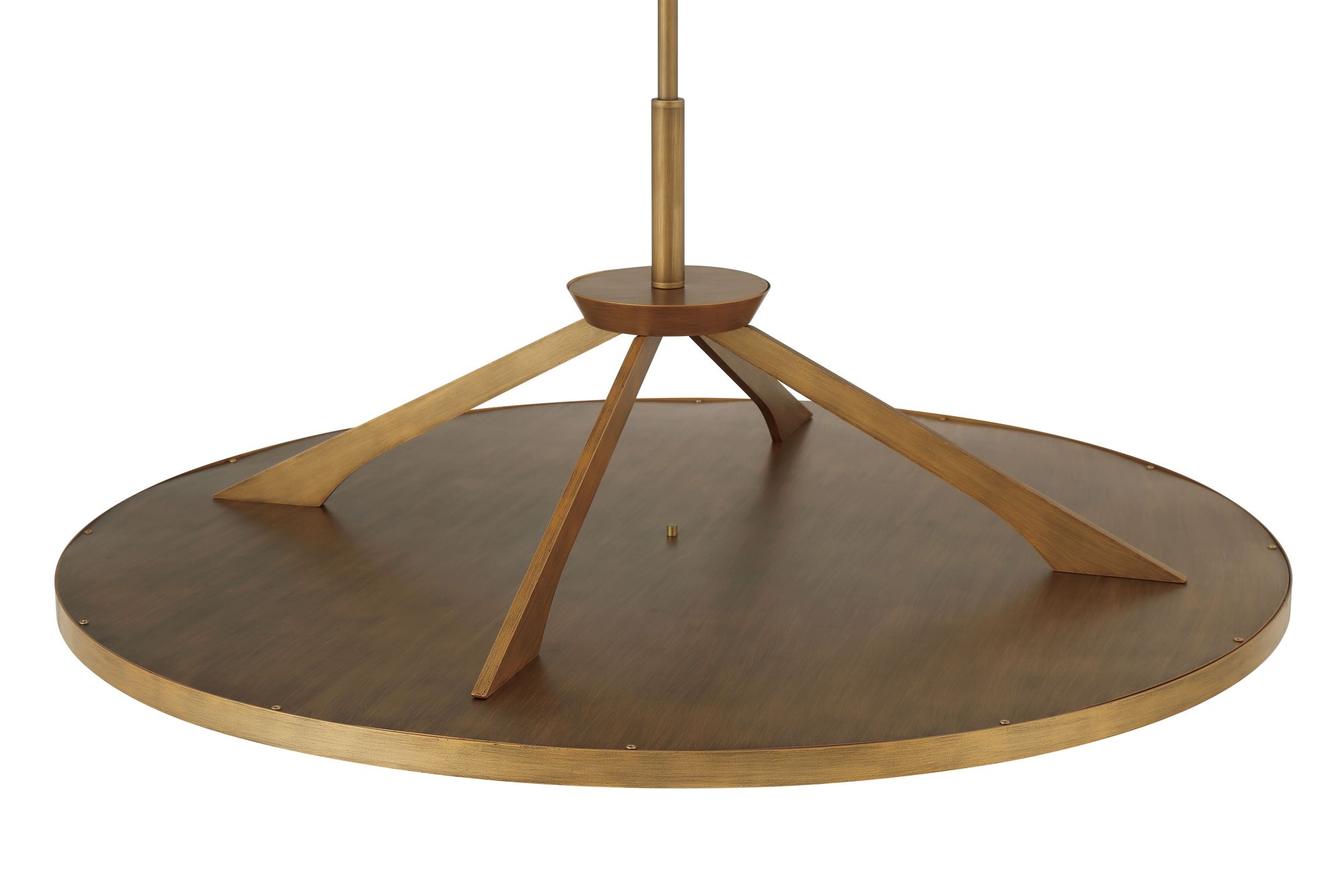 Image 4 Minka-Lavery Stiles LED 36-in Ashen Gold Pendant with Alabaster Stone Shade more views