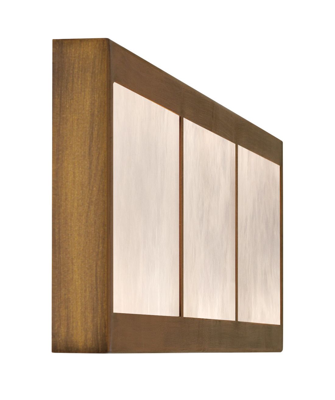 Image 3 Minka-Lavery Stiles LED 36-in Ashen Gold Vanity Light with Alabaster Shade more views