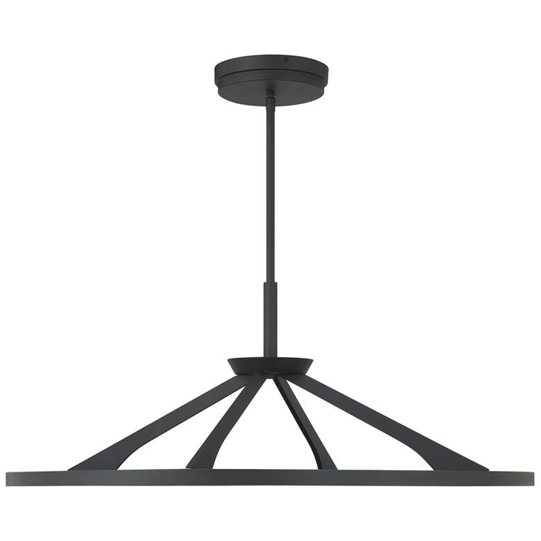 Image 2 Minka-Lavery Stiles LED 36-in Sand Coal Black Indoor Pendant more views