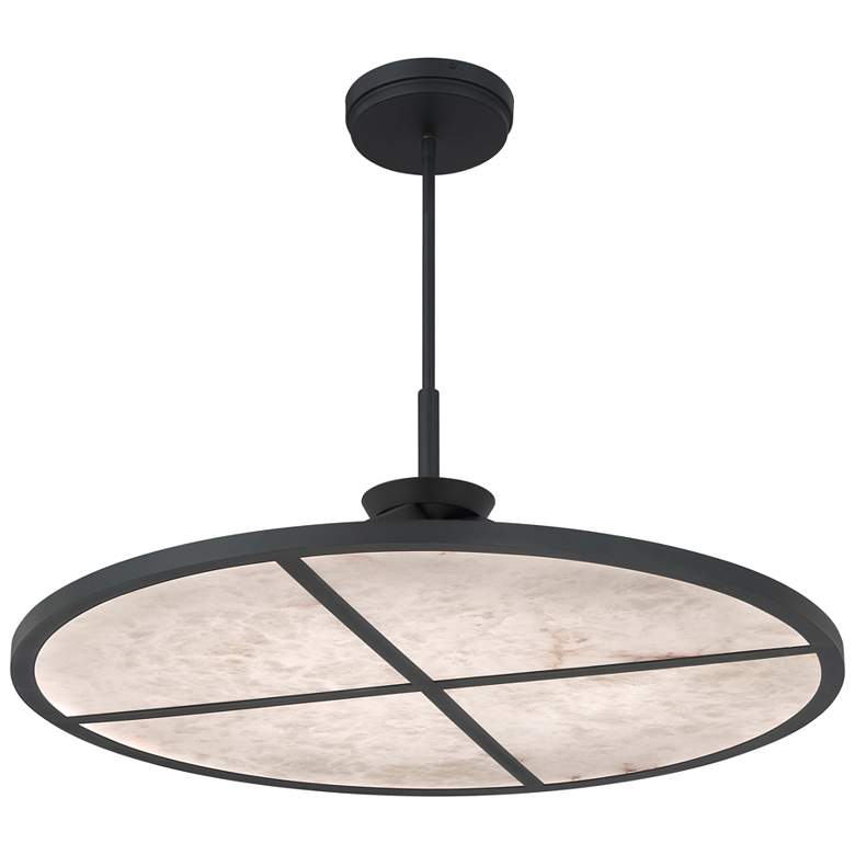 Image 5 Minka-Lavery Stiles LED 36-in Sand Coal Black Indoor Pendant more views