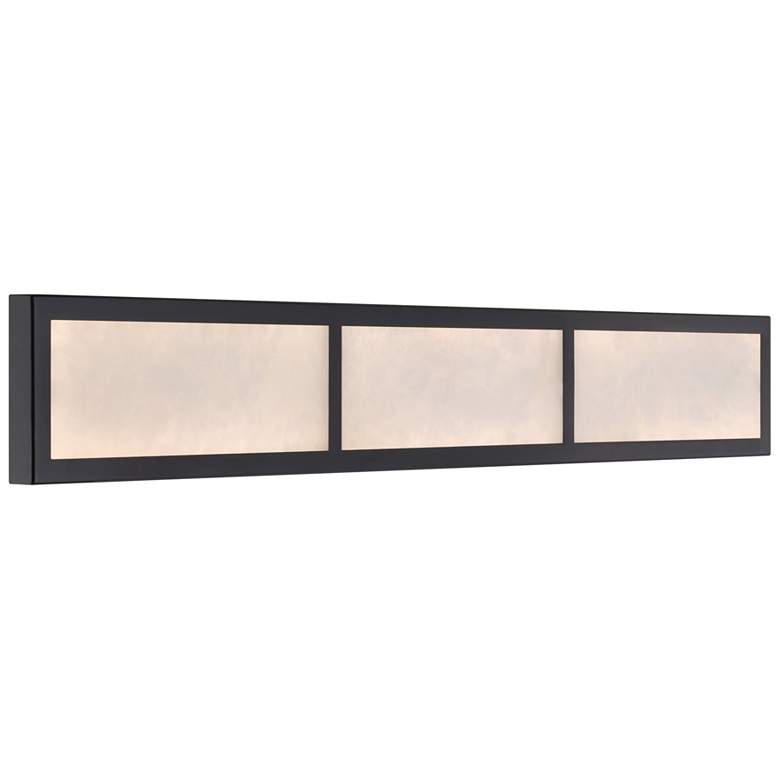 Image 4 Minka-Lavery Stiles LED 36-in Sand Coal Black Indoor Vanity Light more views