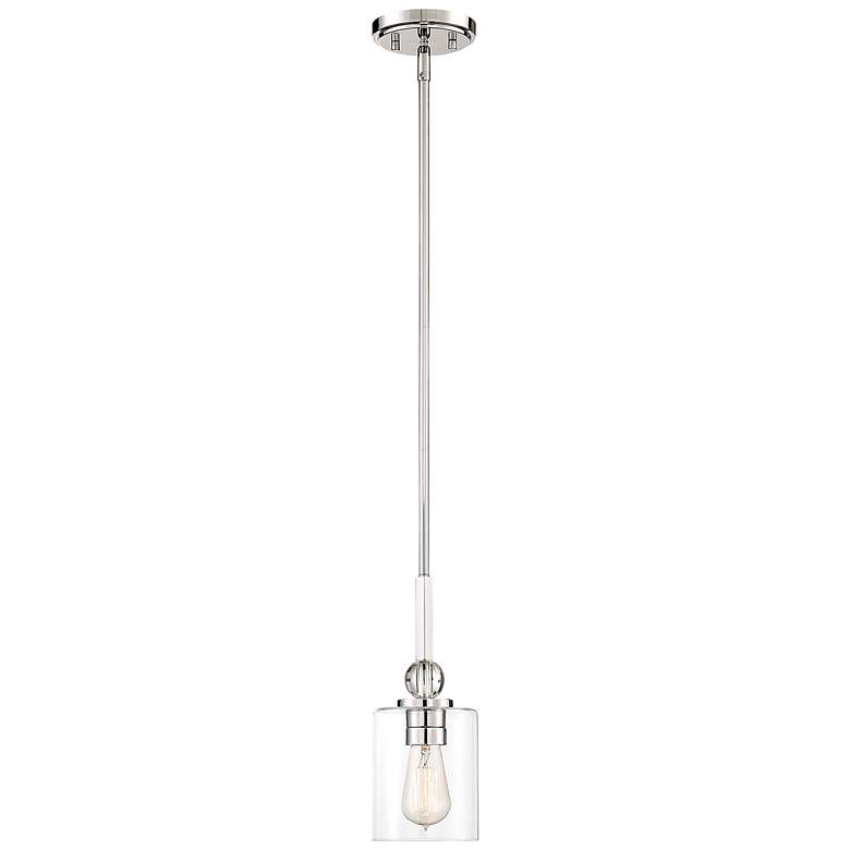 Image 2 Minka-Lavery Studio 5 1-Light Polished Nickel Mini Pendant more views