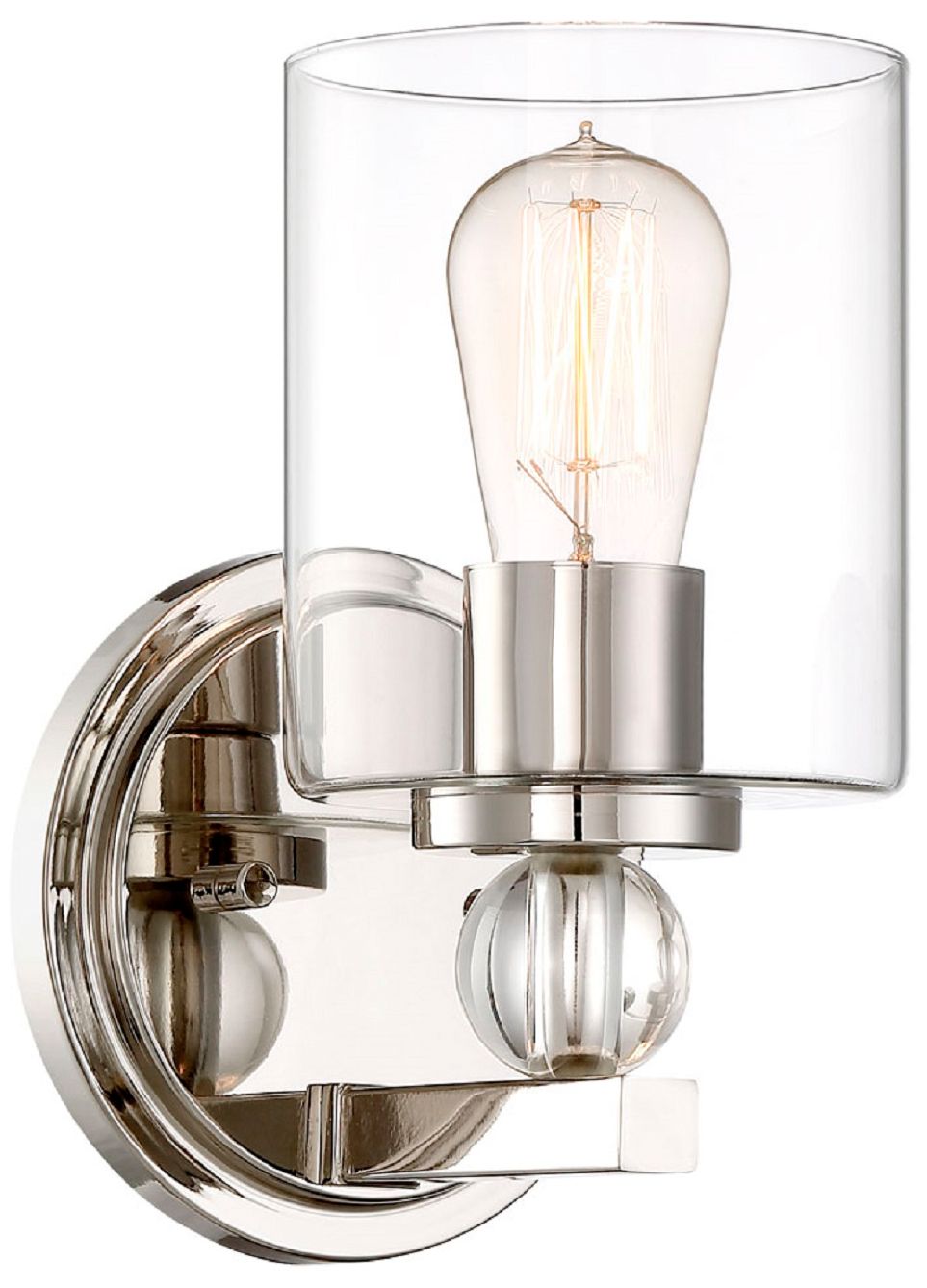 Minka-Lavery Studio-5 1-Light Polished Nickel Vanity Light