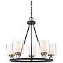 5_Minka-Lavery Studio-5 25 1/2" Painted Bronze 5-Light Ring Chandelier more views