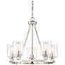 3_Minka Lavery Studio 5 25 1/2" Wide Polished Nickel 5-Light Chandelier