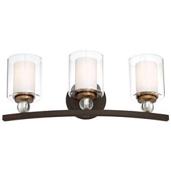 Minka-Lavery  Studio 5 3-Light Painted Bronze Bath Light