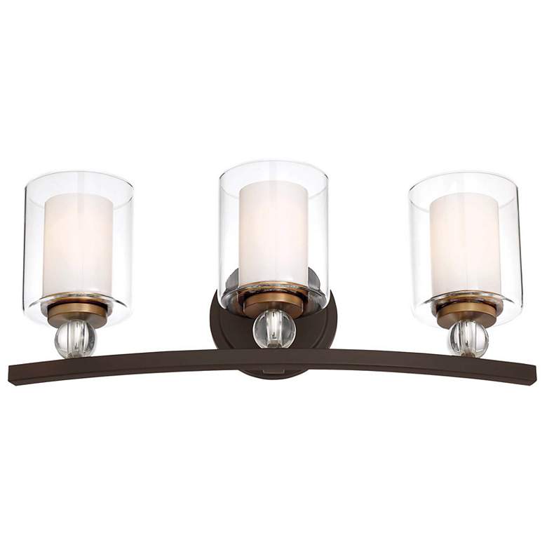 Image 7 Minka-Lavery  Studio 5 3-Light Painted Bronze Bath Light more views