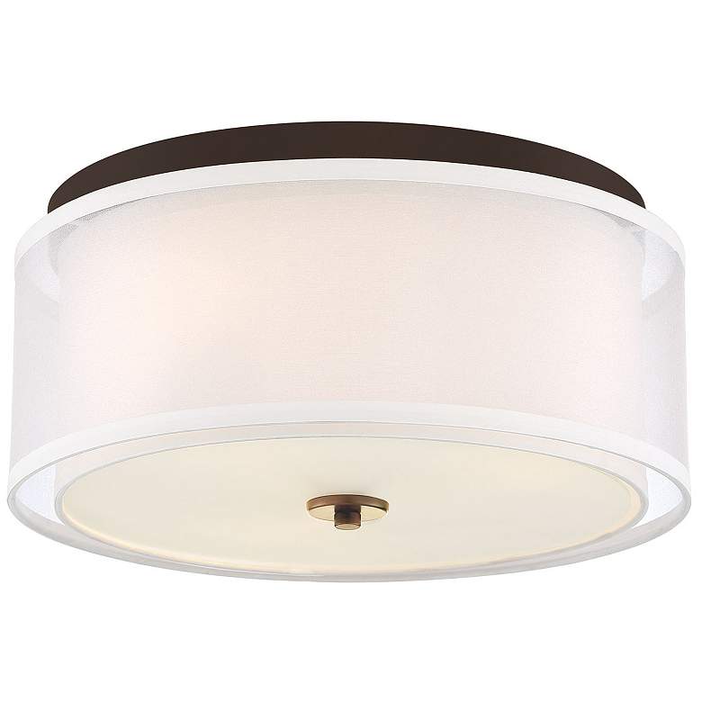 Image 1 Minka-Lavery Studio 5 3-Light Painted Bronze Flush Mount