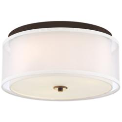 Minka-Lavery Studio 5 3-Light Painted Bronze Flush Mount