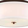 2_Minka-Lavery Studio 5 3-Light Painted Bronze Flush Mount more views