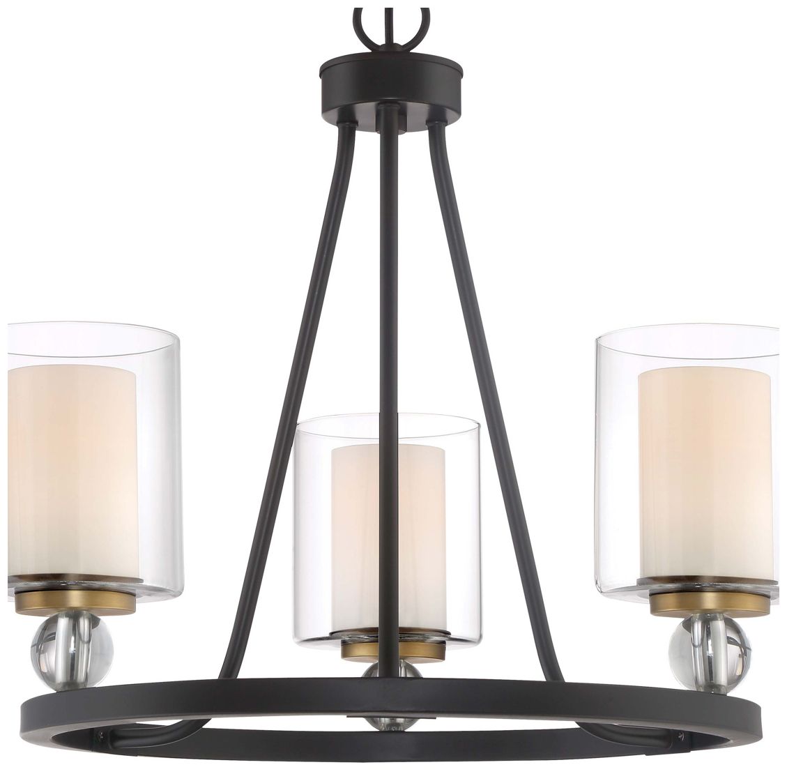 Thumbnail2 of Minka-Lavery  Studio 5 3-Light Painted Bronze Mini Chandelier more views