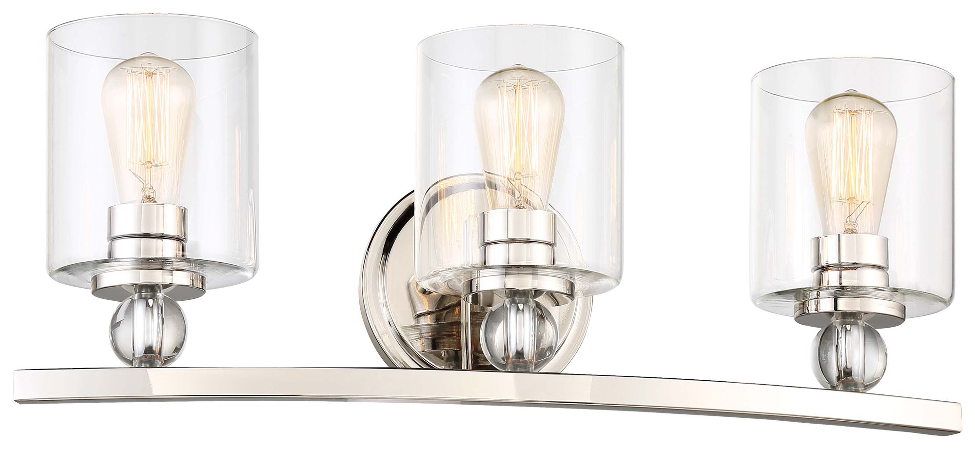Image 3 Minka-Lavery Studio 5 3-Light Polished Nickel Bath Light more views