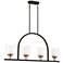 Minka-Lavery  Studio 5 4-Light Painted Bronze Island Chandelier