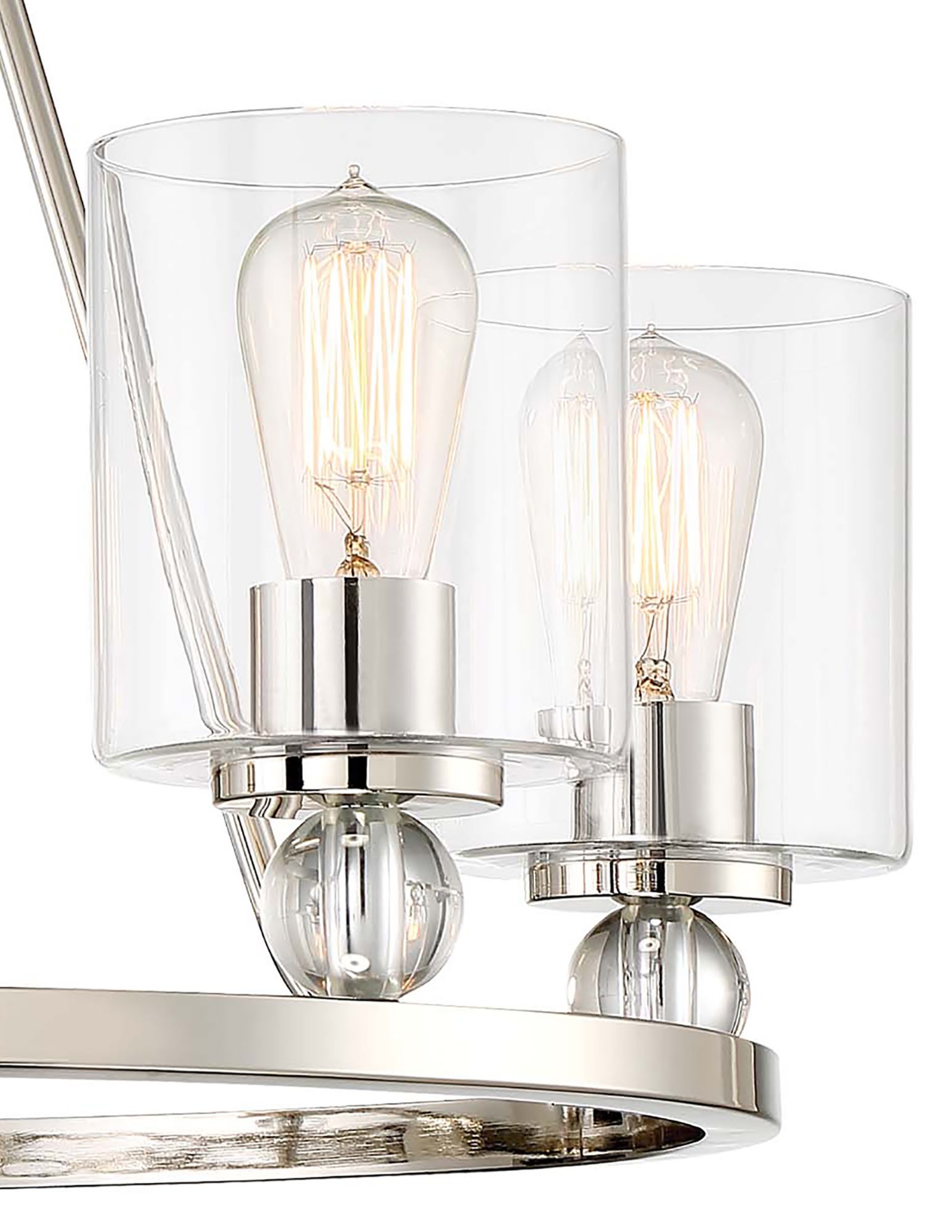 Image 4 Minka-Lavery Studio 5 5-Light Polished Nickel Chandelier more views