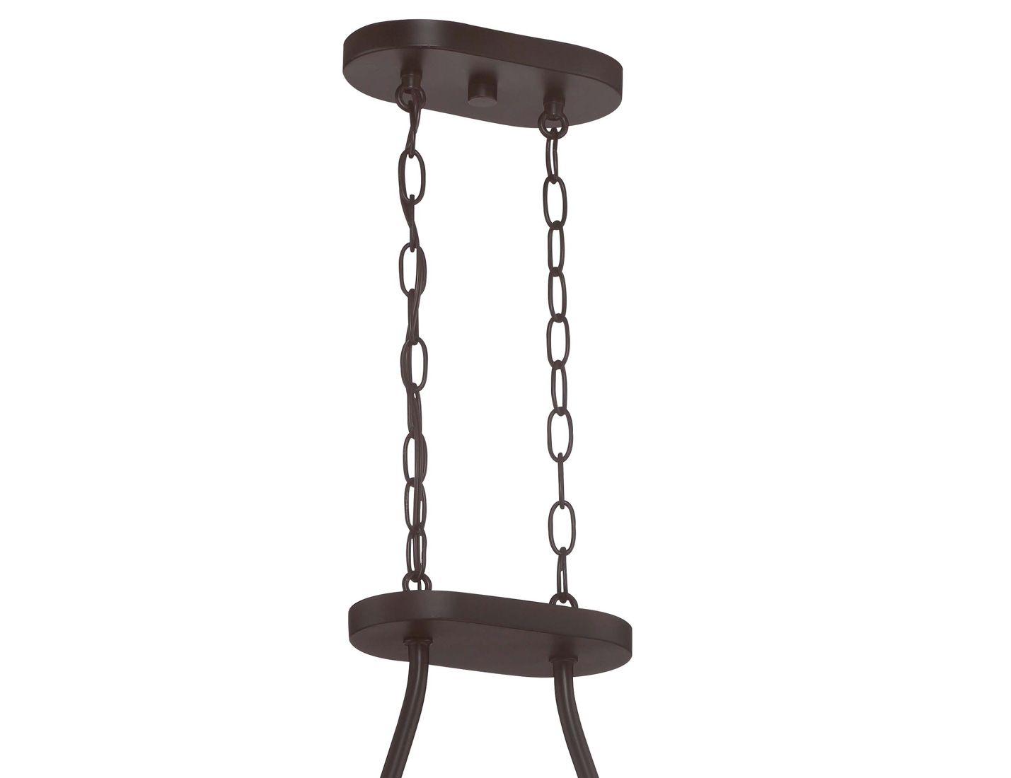 Image 4 Minka-Lavery Studio-5 6-Light Painted Bronze and Brass Island Chandelier more views
