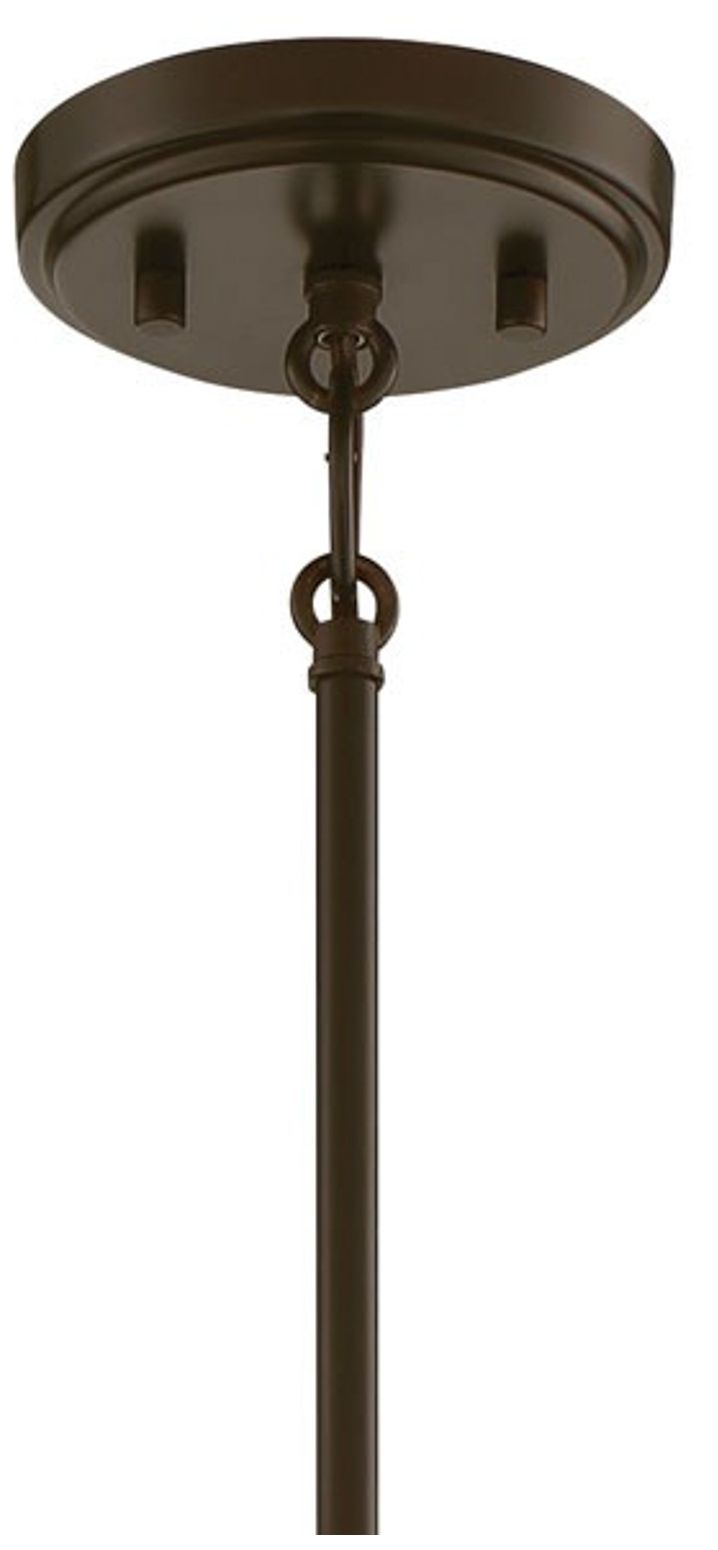 Image 3 Minka-Lavery Studio-5 7" Wide Bronze and Clear Glass Mini Pendant more views