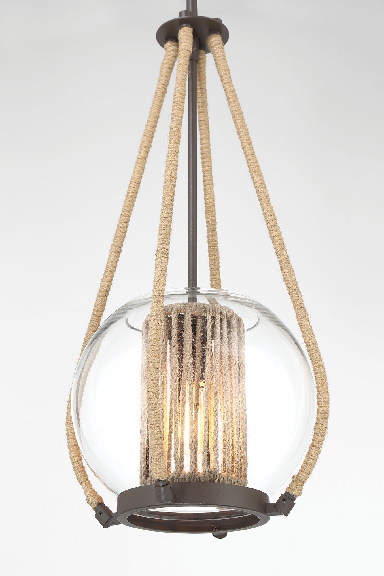 Image 3 Minka-Lavery Stutterhein 1-Light Sand Bronze Pendant more views