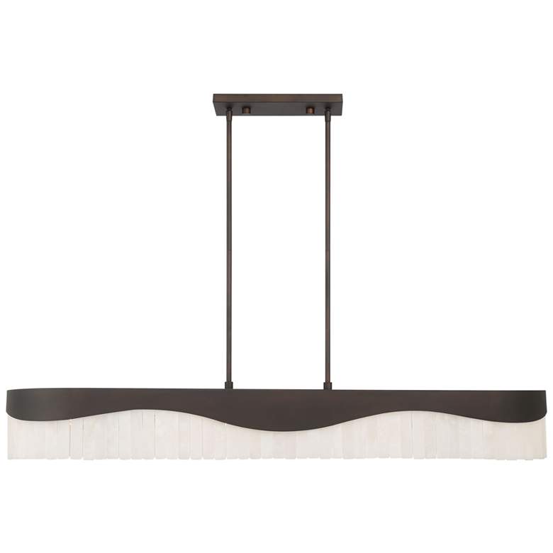 Image 3 Minka-Lavery Sway 6-Light 48-in Dark Bronze Indoor Island Chandelier more views