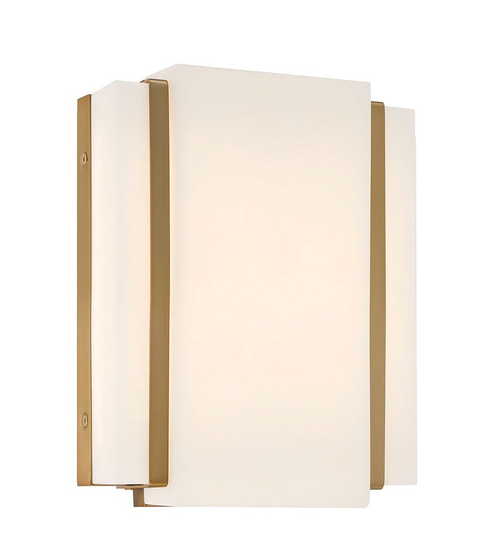 Thumbnail2 of Minka-Lavery Tanzac 10-inch LED Soft Brass Wall Sconce more views