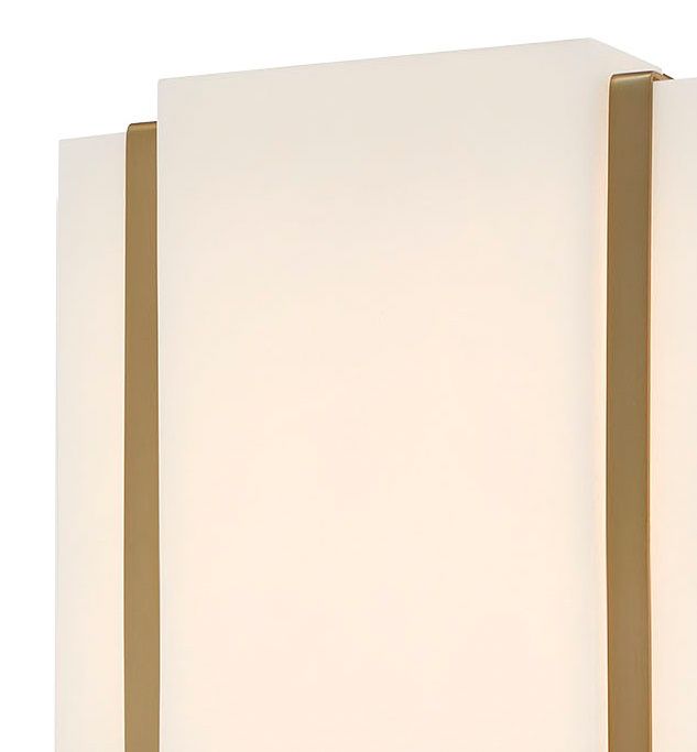 Thumbnail3 of Minka-Lavery Tanzac 10-inch LED Soft Brass Wall Sconce more views