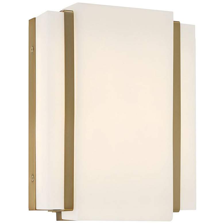 Image 1 Minka-Lavery Tanzac 10" Soft Brass LED Wall Sconce
