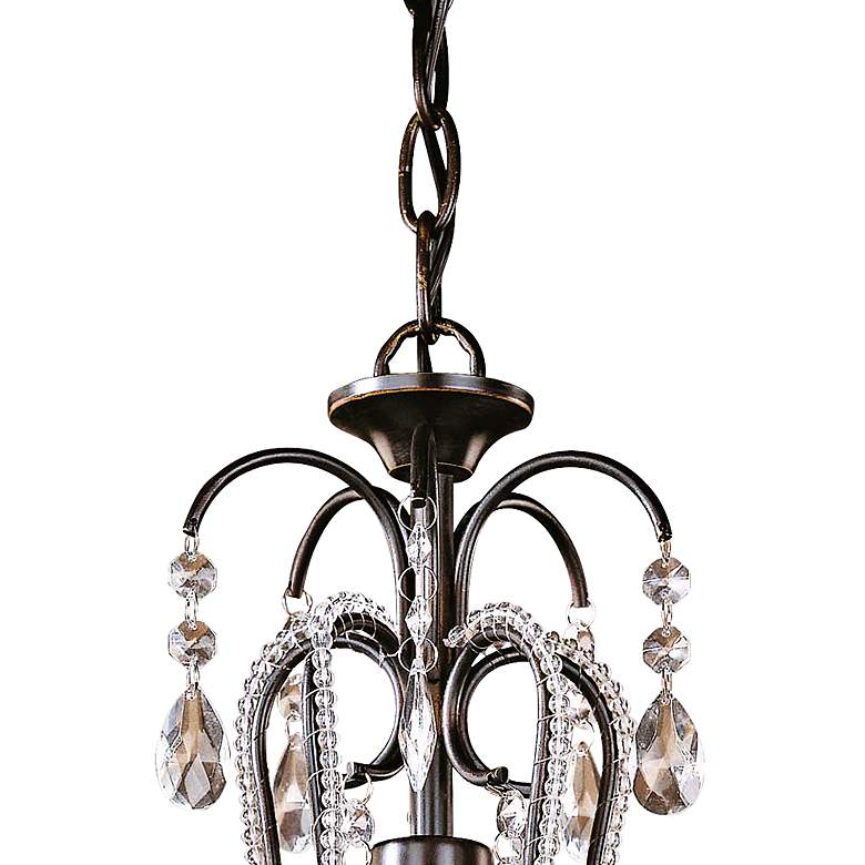 Image 5 Minka Lavery Taylor 12 1/2" Wide Bronze and Glass Mini Chandelier more views