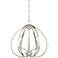 Minka Lavery Tilbury 16 1/2" Open Orb Polished Nickel 3-Light Pendant