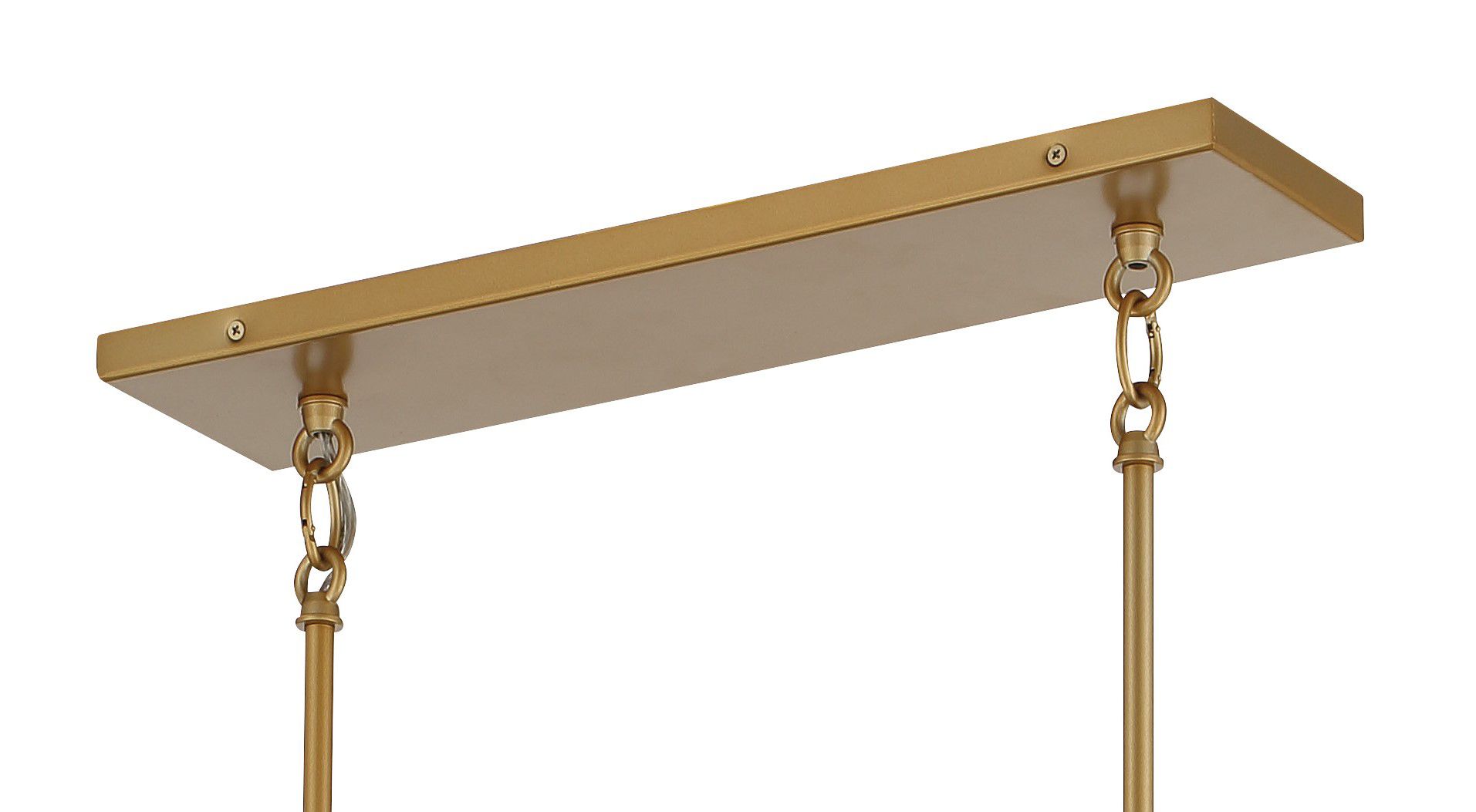 Image 4 Minka Lavery Titans Trace 6-Lt 42in Black and Honey Gold Linear Chandelier more views