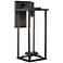Minka Lavery Trescott 17 1/4" High Black Modern Outdoor Wall Light