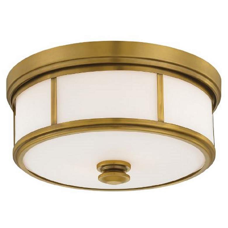 Image 1 Minka Lavery Trevino 16" Wide Liberty Gold Drum Ceiling Light