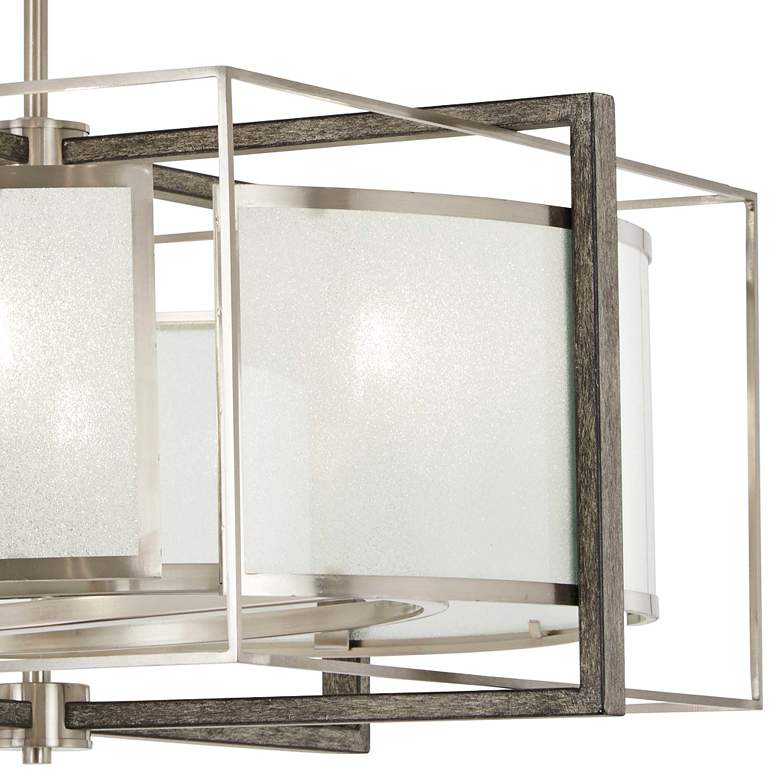 Image 2 Minka Lavery Tyson&#39;s Gate 24 inch Wide Brushed Nickel Pendant Light more views