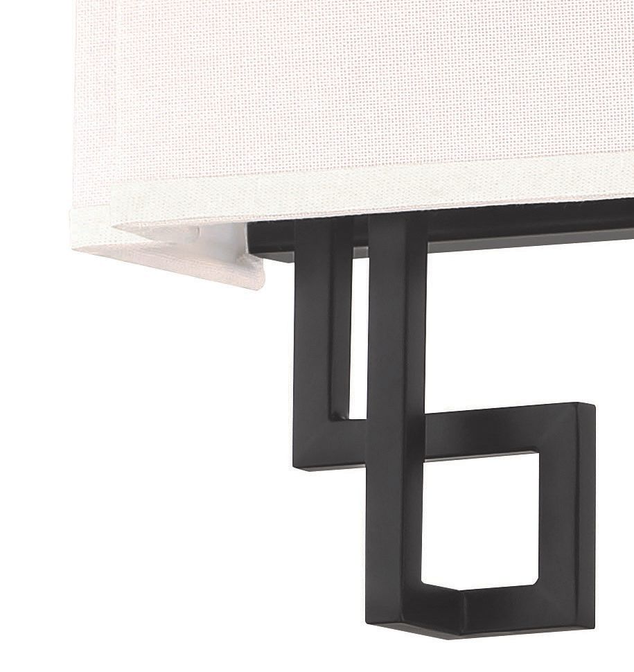 Thumbnail3 of Minka-Lavery Upham Estates 2-Light Black and Polished Nickel Wall Sconce more views