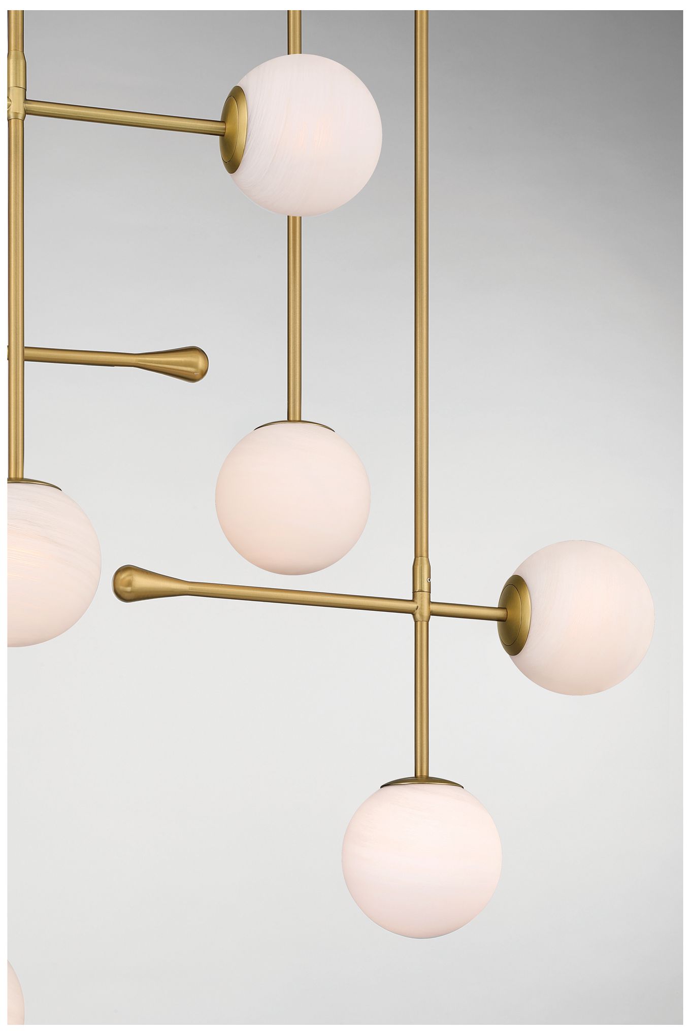 Minka Lavery Ursolus 9-Light 8.75-in Legacy Brass Linear Chandelier