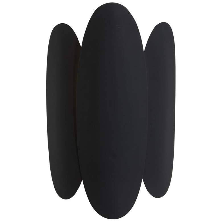 Image 2 Minka-Lavery Vailen 1-Light Dark Matte Black and Textured Gold Wall Sconce