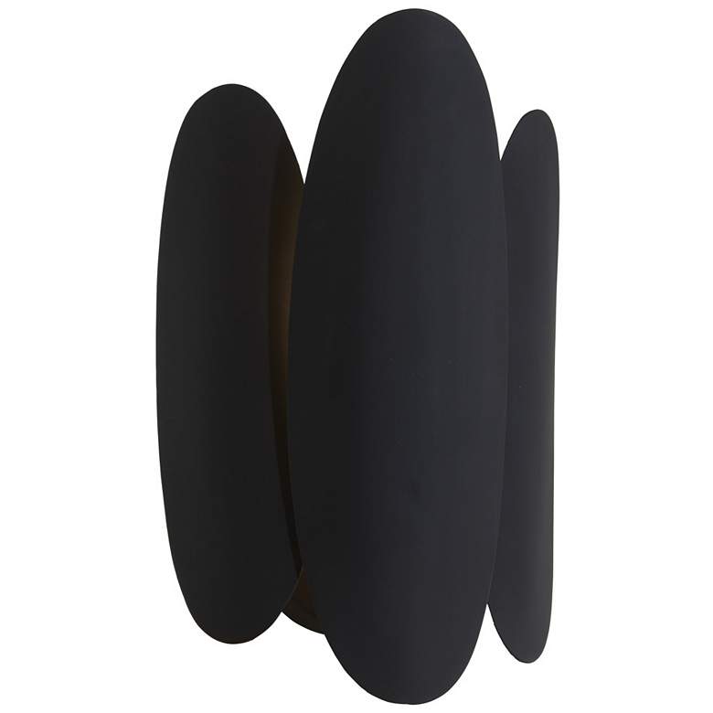 Image 3 Minka-Lavery Vailen 1-Light Dark Matte Black and Textured Gold Wall Sconce more views