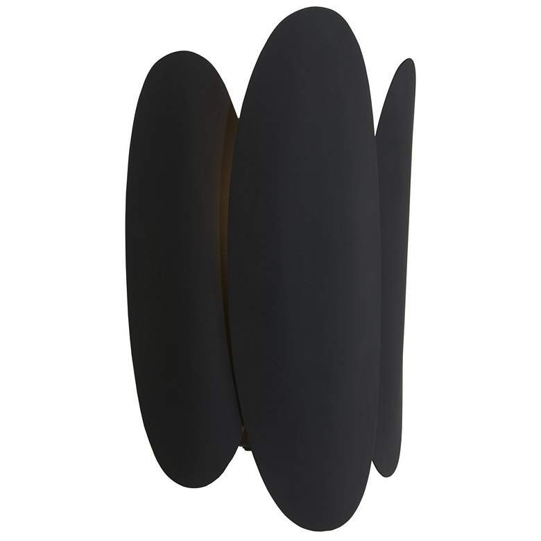 Image 6 Minka-Lavery Vailen 1-Light Dark Matte Black and Textured Gold Wall Sconce more views