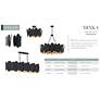 2_Minka-Lavery Vailen 10-Light Dark Black and Textured Gold Island Chandelier more views