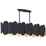 4_Minka-Lavery Vailen 10-Light Dark Black and Textured Gold Island Chandelier more views