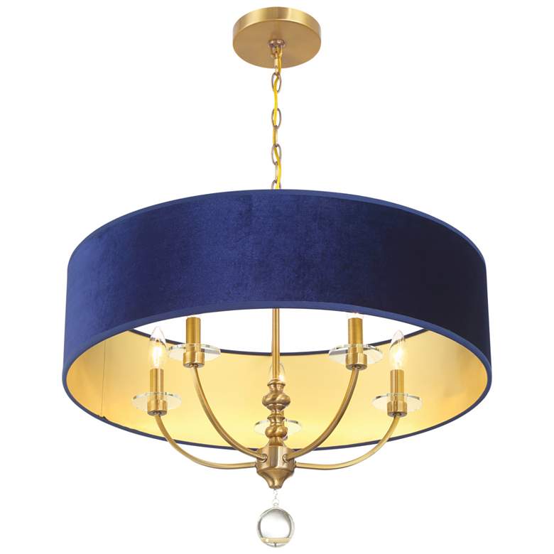 Image 4 Minka Lavery Van Noord 5-Light 26.13-in Brass Pendant more views
