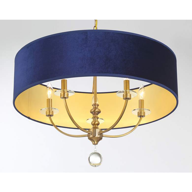 Image 5 Minka Lavery Van Noord 5-Light 26.13-in Brass Pendant more views