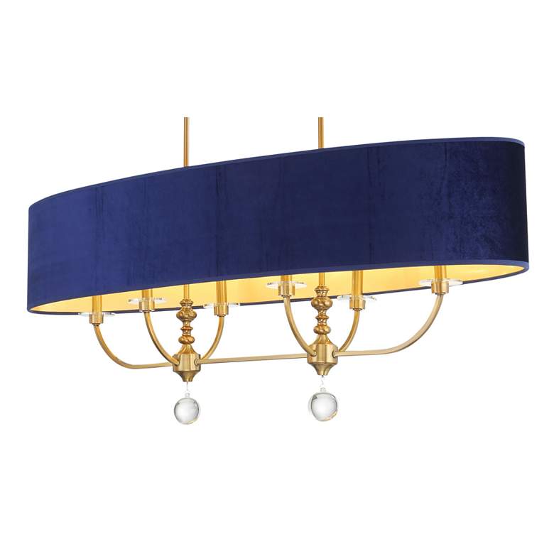 Image 4 Minka Lavery Van Noord 6-Light 48-in Brass Chandelier more views