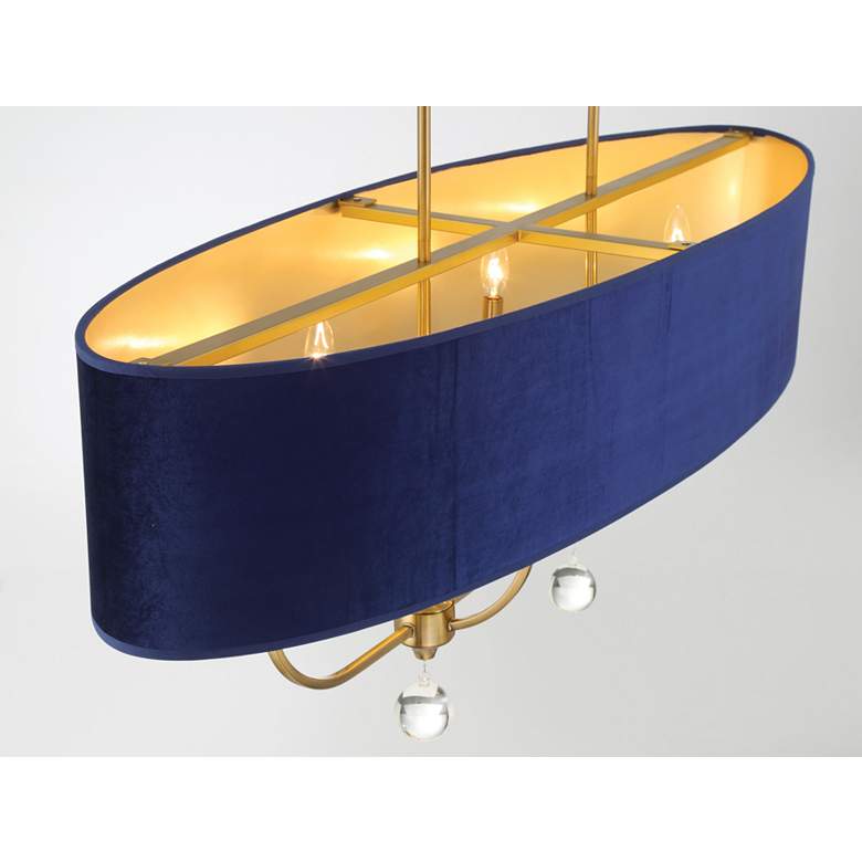 Image 6 Minka Lavery Van Noord 6-Light 48-in Brass Chandelier more views