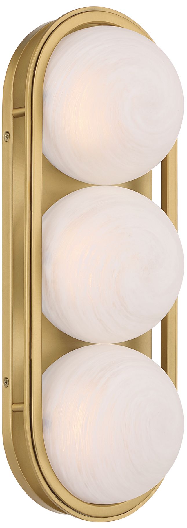 Image 3 Minka Lavery Vanderlane LED 6.25-in Legacy Brass Wall Sconce with Shade more views
